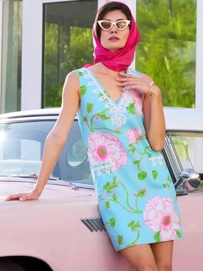 NWT Lilly Pulitzer Sidonie Stretch Shift Dress SZ 14